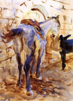 John Singer Sargent : Saddle Horse, Palestine